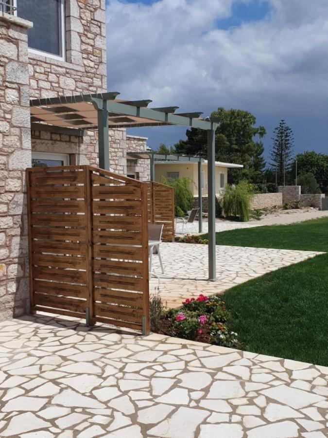 Stone Bay Houses In Messinia Kalamaki Beach Area Chrani Luaran gambar