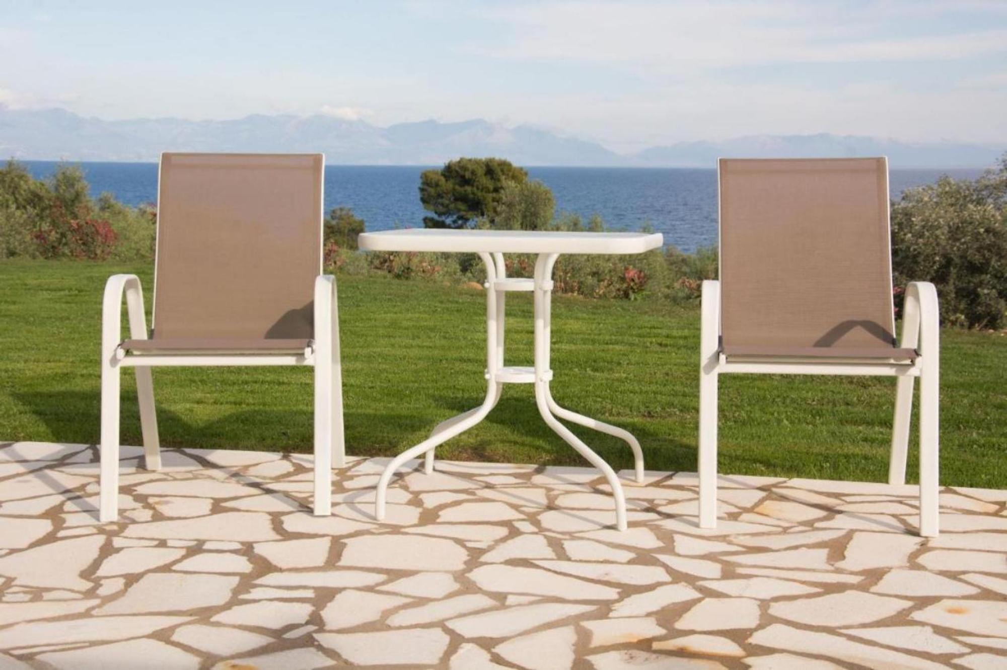 Stone Bay Houses In Messinia Kalamaki Beach Area Chrani Luaran gambar