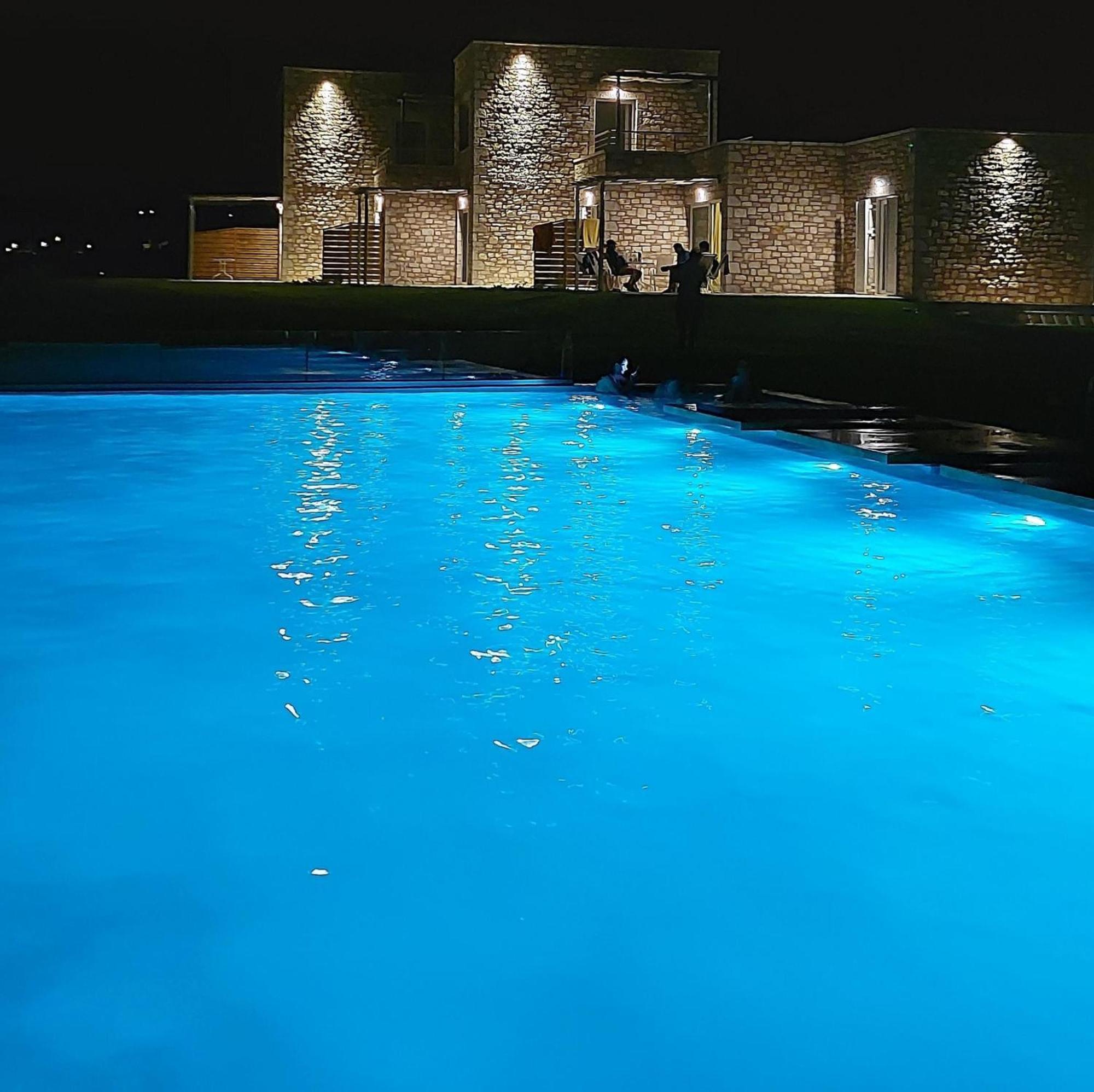 Stone Bay Houses In Messinia Kalamaki Beach Area Chrani Luaran gambar
